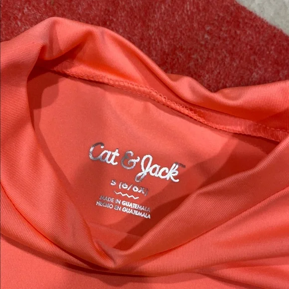 4/$10 Kids Swim Shirt - Coral Rashguard - Shine Like the Sun - Picture 2 of 2